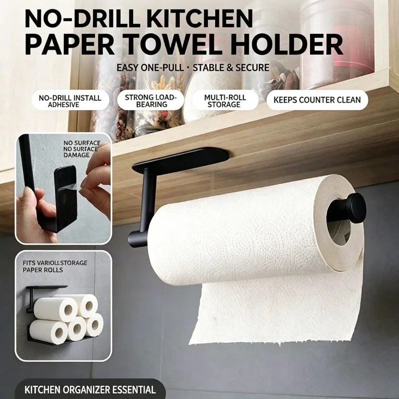 Kitchen Appliances Shelves - Portarotolo di carta, porta asciugamani, mensola