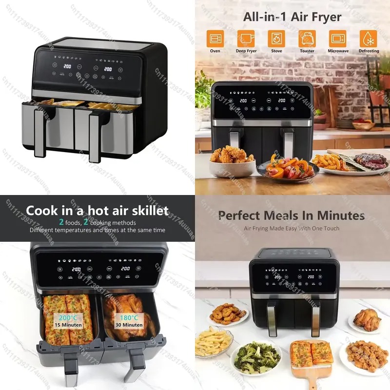 Kitchen Appliances Large - Friggitrice ad Aria Elettrica da 8L