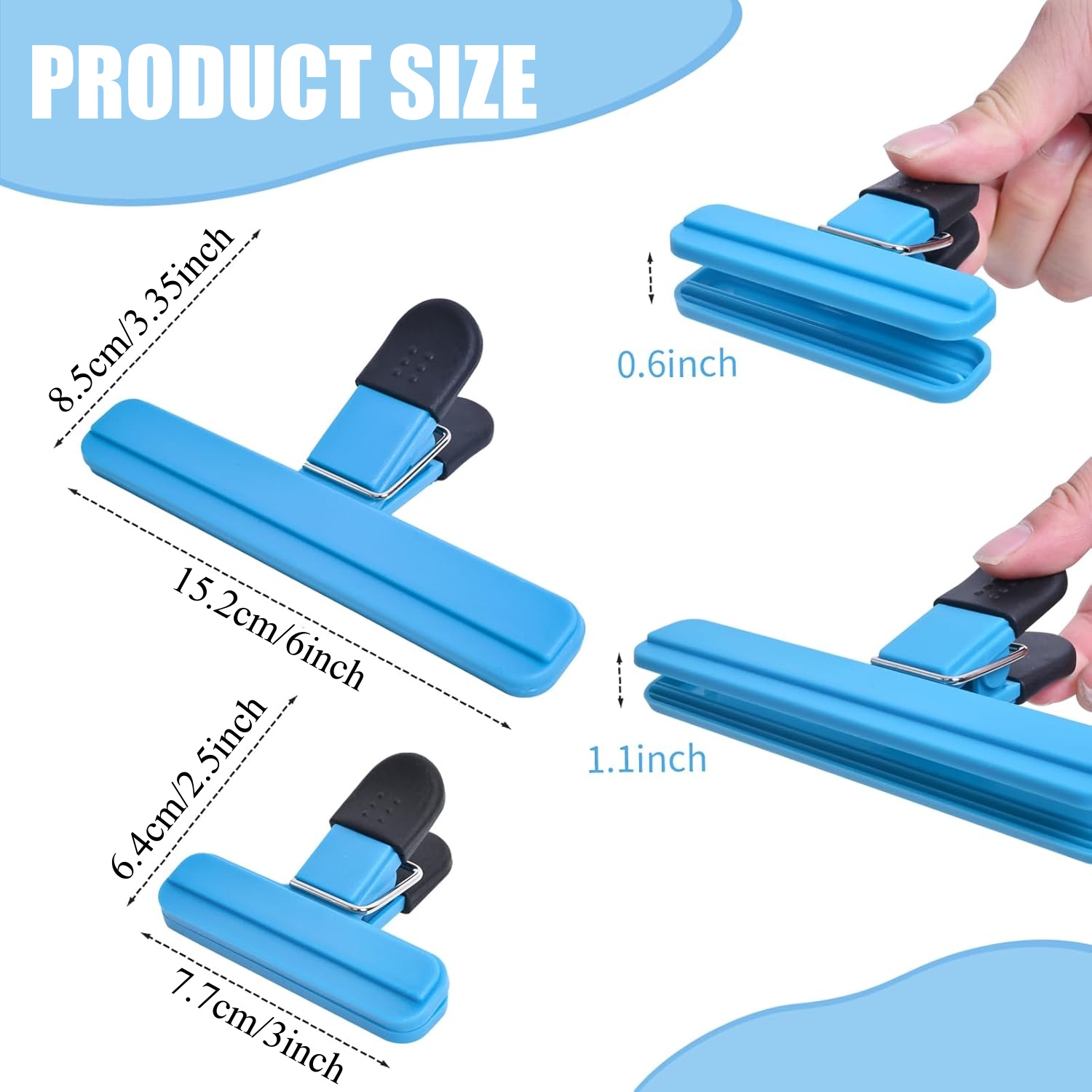 3-12PCS Clip di tenuta multius - Kitchen Appliances Shelves recensione e prezzo